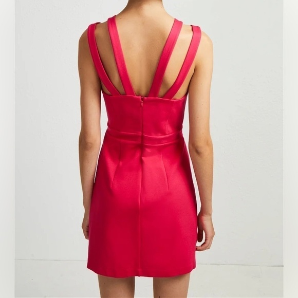 EUC French Connection Whisper Lula Double Strap Dress Size 0 - Picture 2 of 5